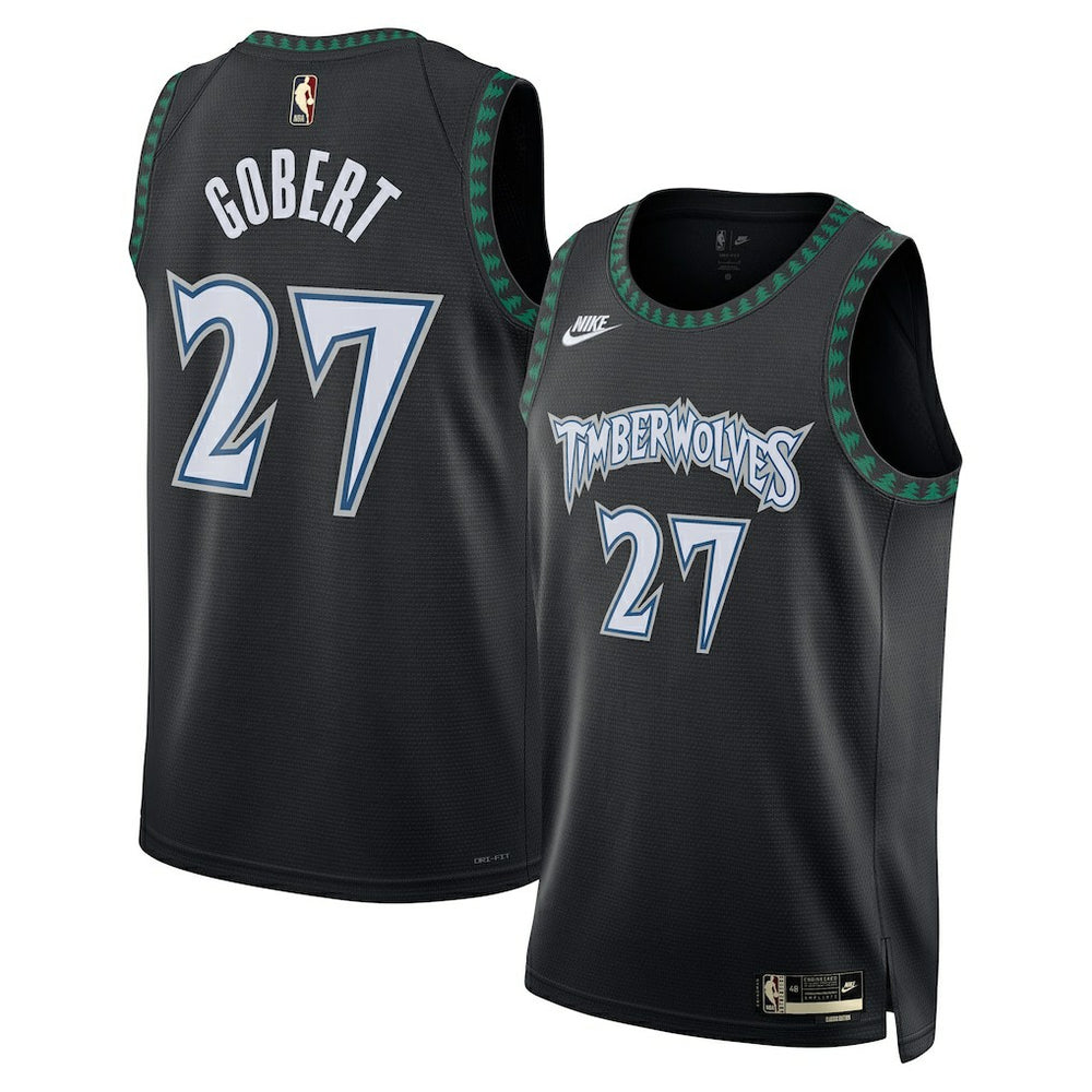 Rudy Gobert Minnesota Timberwolves Unisex Swingman Jersey Classic Edition Black | Nike Lifestyle