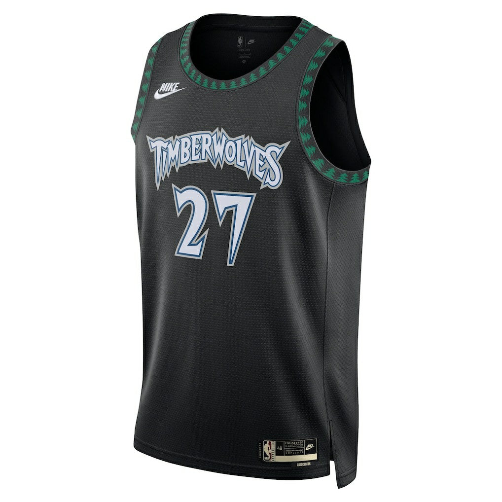 Rudy Gobert Minnesota Timberwolves Unisex Swingman Jersey Classic Edition Black | Nike Lifestyle