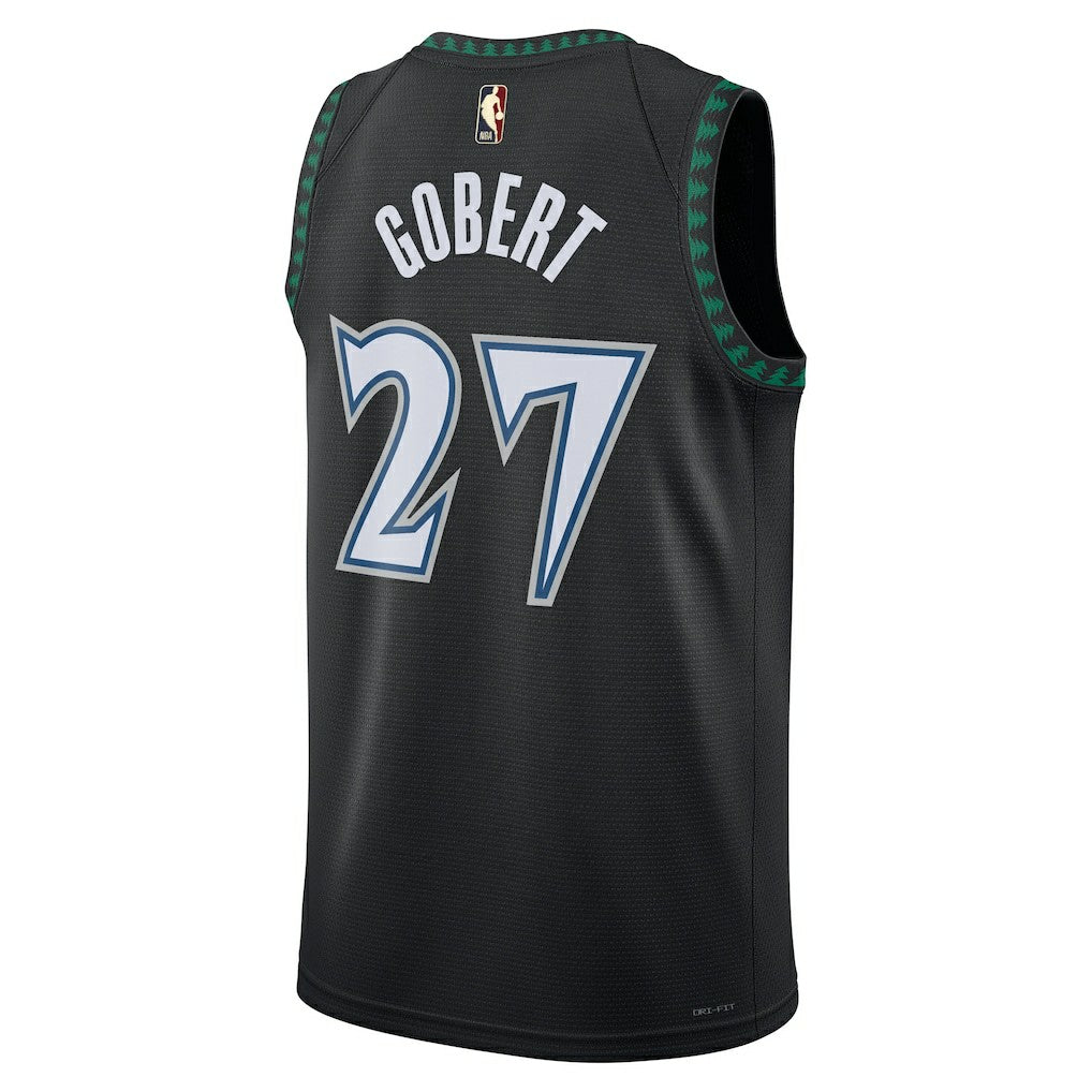 Rudy Gobert Minnesota Timberwolves Unisex Swingman Jersey Classic Edition Black | Nike Lifestyle