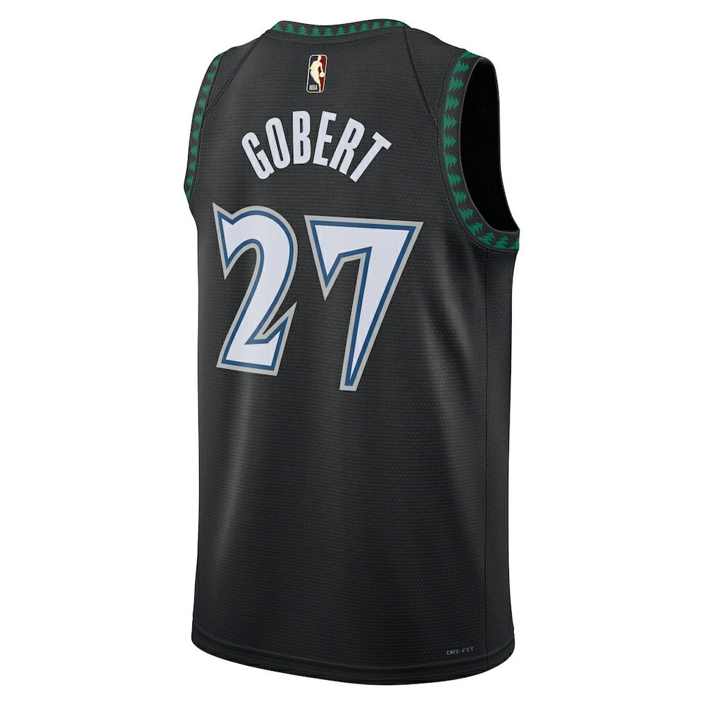 Rudy Gobert Minnesota Timberwolves Unisex Swingman Jersey Classic Edition Black | Nike Lifestyle