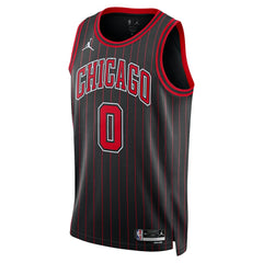 Coby White Chicago Bulls Jordan Brand Unisex Swingman Jersey Statement Editi- Black