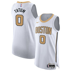 Jayson Tatum Boston Celtics Unisex 2025/26 Authentic Jersey City Edition White | Nike outlet