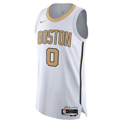 Jayson Tatum Boston Celtics Unisex 2025/26 Authentic Jersey City Edition White | Nike outlet