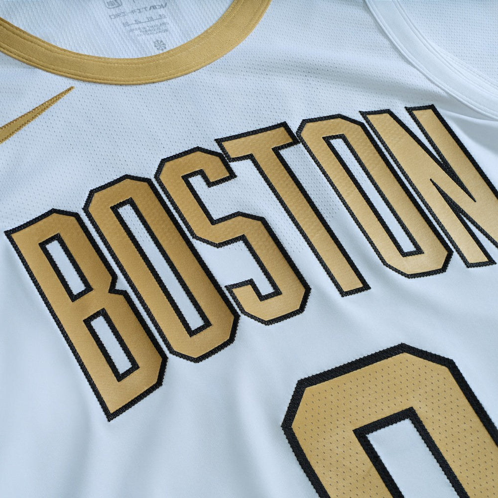 Jayson Tatum Boston Celtics Unisex 2025/26 Authentic Jersey City Edition White | Nike outlet