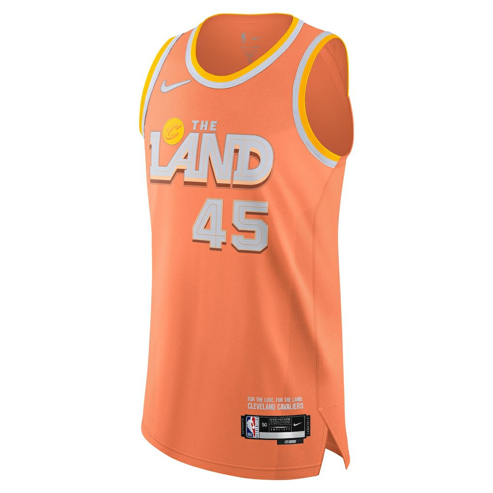 Donovan Mitchell Cleveland Cavaliers Unisex 2025/26 Authentic Jersey for sale City Editi- Orange | Nike