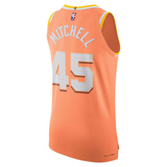 Donovan Mitchell Cleveland Cavaliers Unisex 2025/26 Authentic Jersey for sale City Editi- Orange | Nike