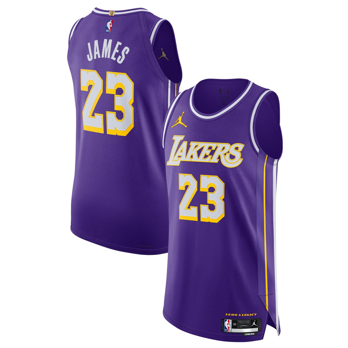 LeBron James Los Angeles Lakers Jordan Brand Unisex 2025/26 Authentic Jersey Statement Edition Purple