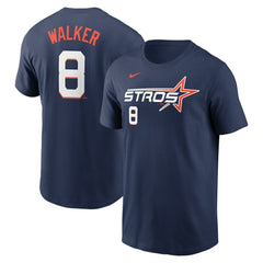 Christian Walker Houston Astros Nike 2025 City Connect Fuse Name & Number T-Shirt - Navy - Nike Online