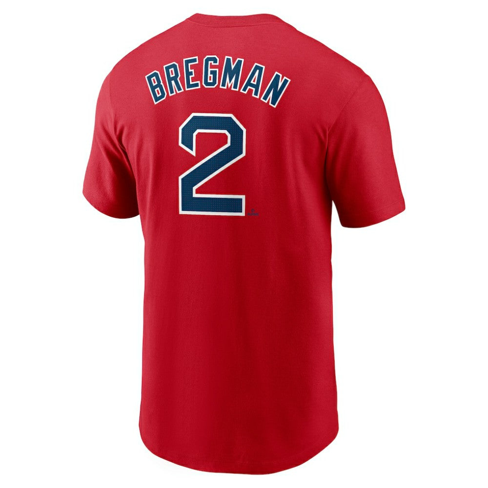 Alex Bregman Boston Red Sox Nike Fuse Name & Number T-Shirt - Red - Nike on Sale