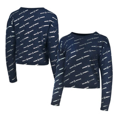 Dallas Cowboys Lauren James Foil Long Sleeve T-Shirt Navy