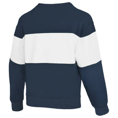 Dallas Cowboys Lauren James Women's Bling Colorblock Terry Sweatshirt Navy