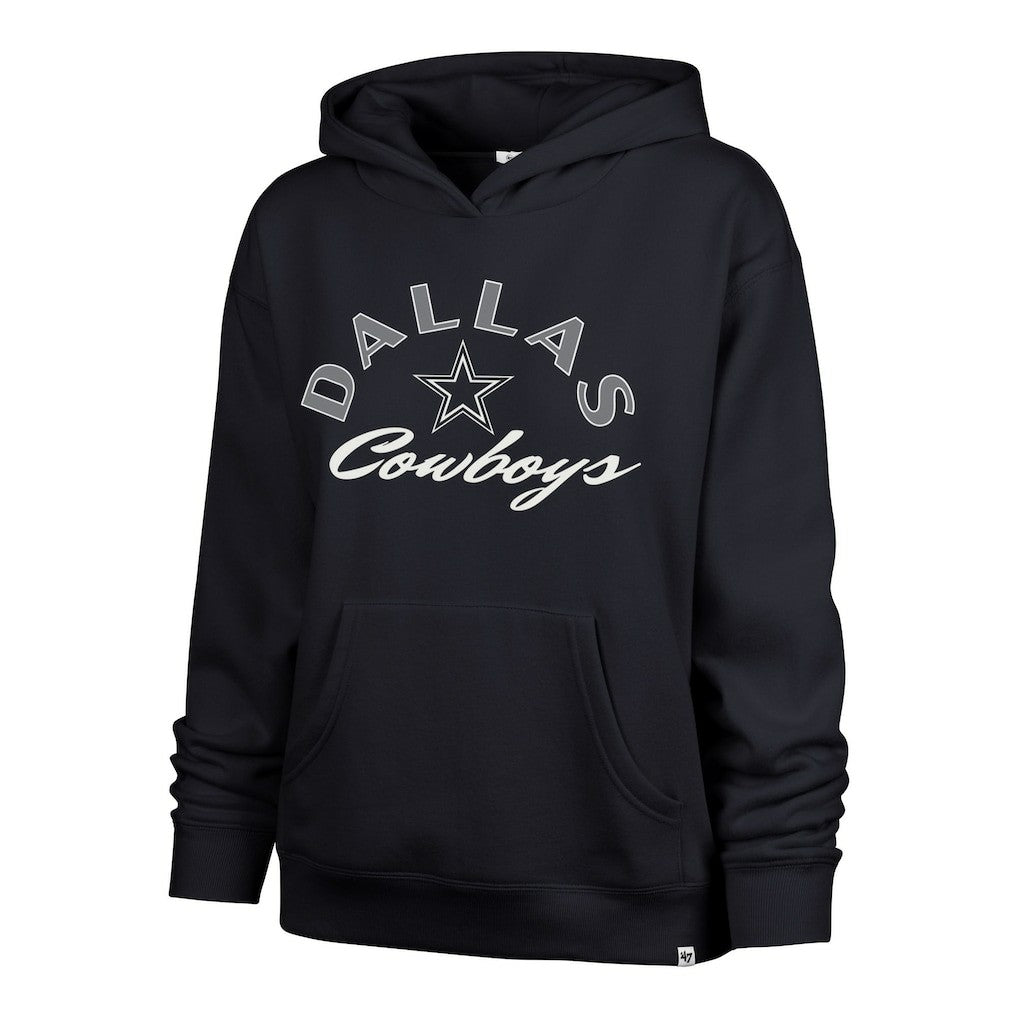 47 brand Dallas Cowboys '47 Women's Whirlwind Naomi Pullover Hoodie Navy