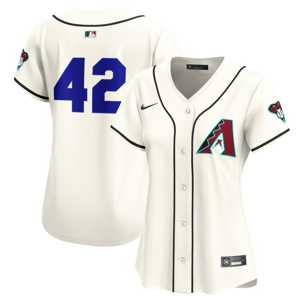 Arizona Diamondbacks Nike Home 2025 Jackie Robinson Day Limited Jersey - Cream - Nike Discount