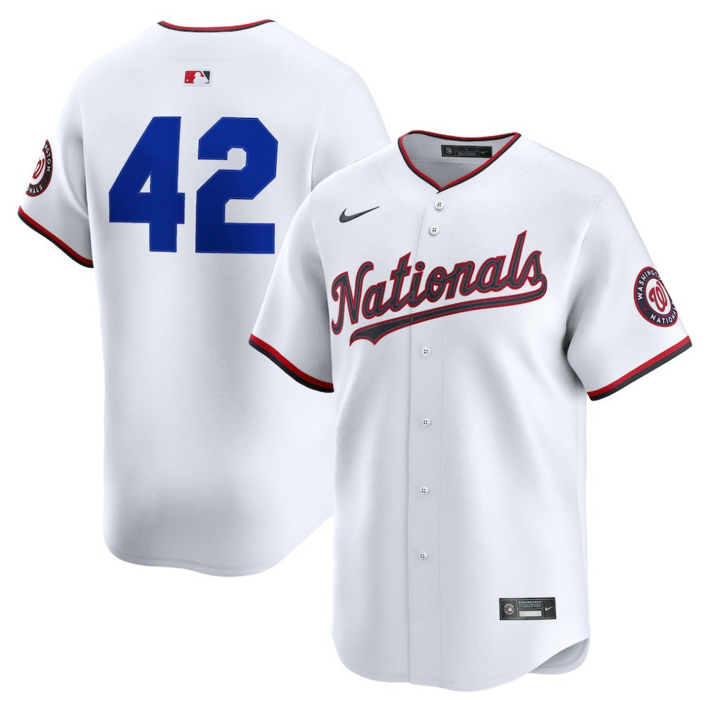 Washington Nationals Nike Home 2025 Jackie Robinson Day Limited Jersey - White - Nike Online