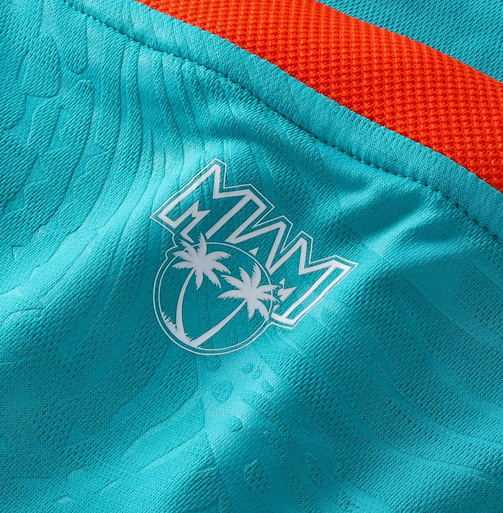 Fanatics Miami Dolphins NFL Football x Football Fan Top Aqua
