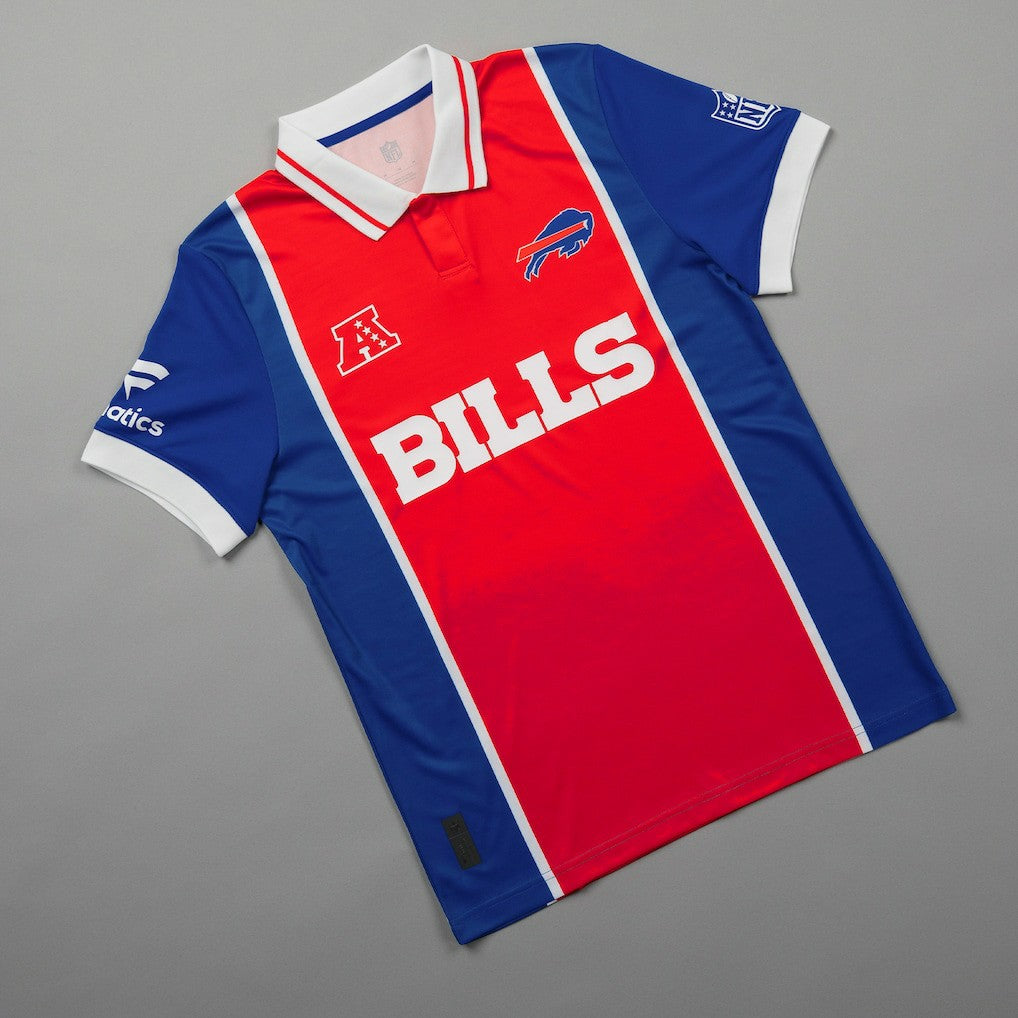 Fanatics Buffalo Bills NFL Football x Football Collared Fan Top Red