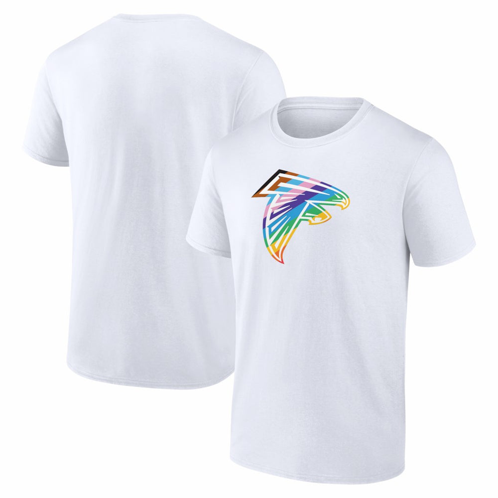 Atlanta Falcons Logo Pride T-Shirt White