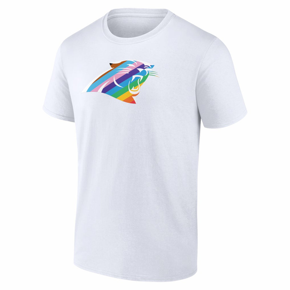 Carolina Panthers Logo Pride T-Shirt White
