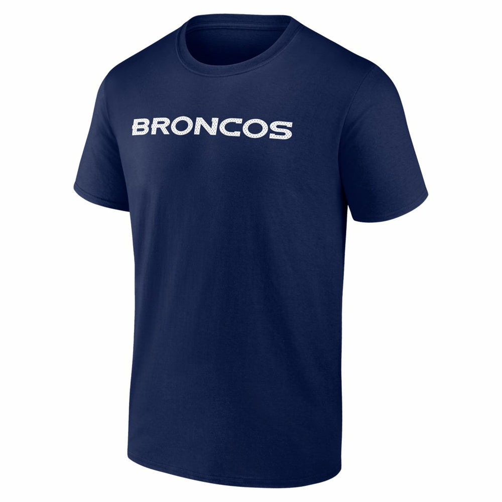 Denver Broncos #1 Dad Jersey T-Shirt Navy