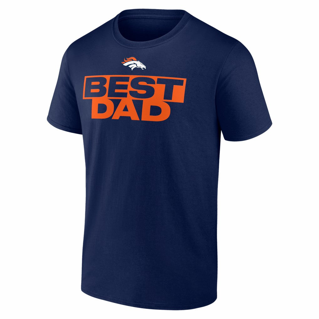 Denver Broncos Greatest Dad T-Shirt Navy