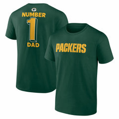 Green Bay Packers #1 Dad Jersey T-Shirt Green