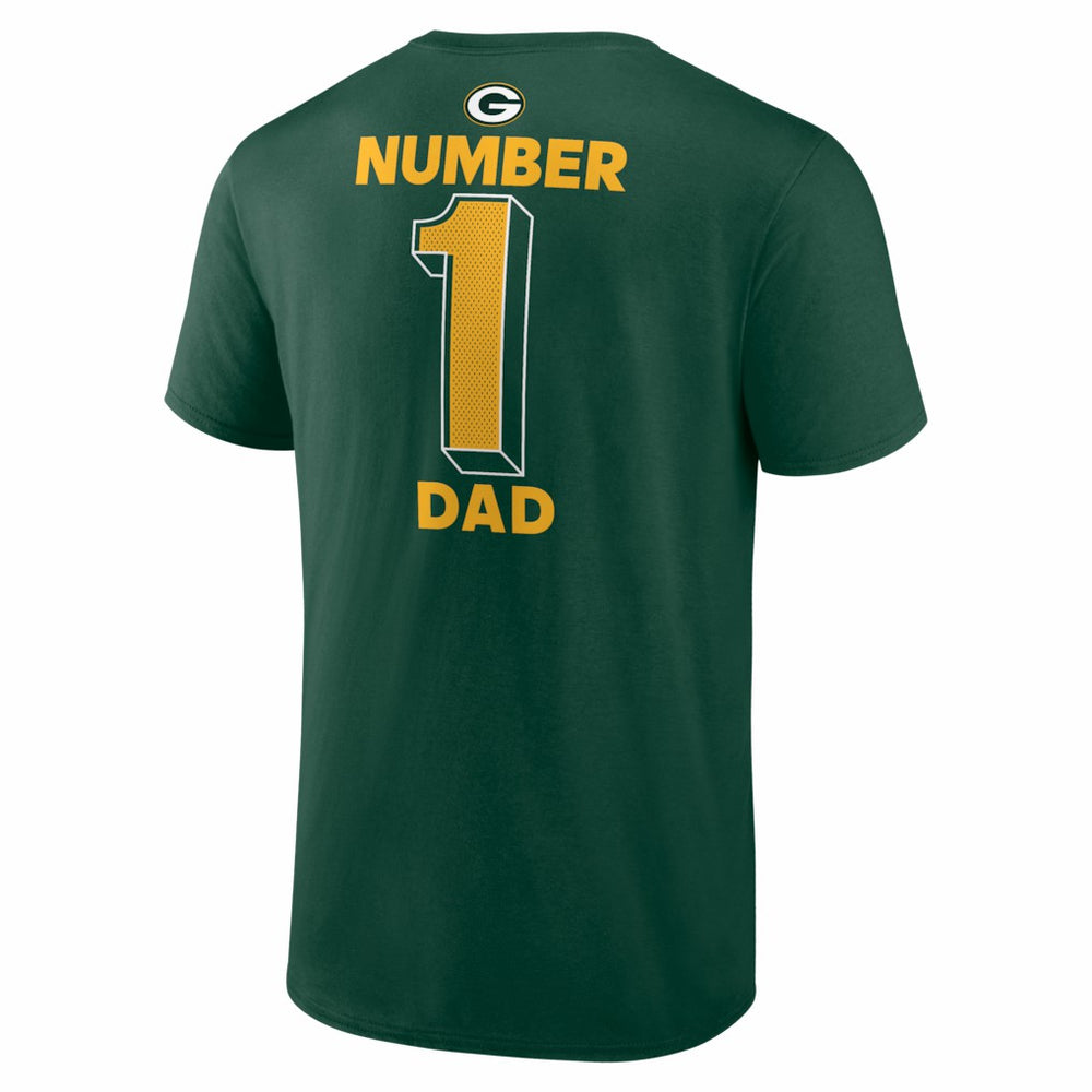 Green Bay Packers #1 Dad Jersey T-Shirt Green