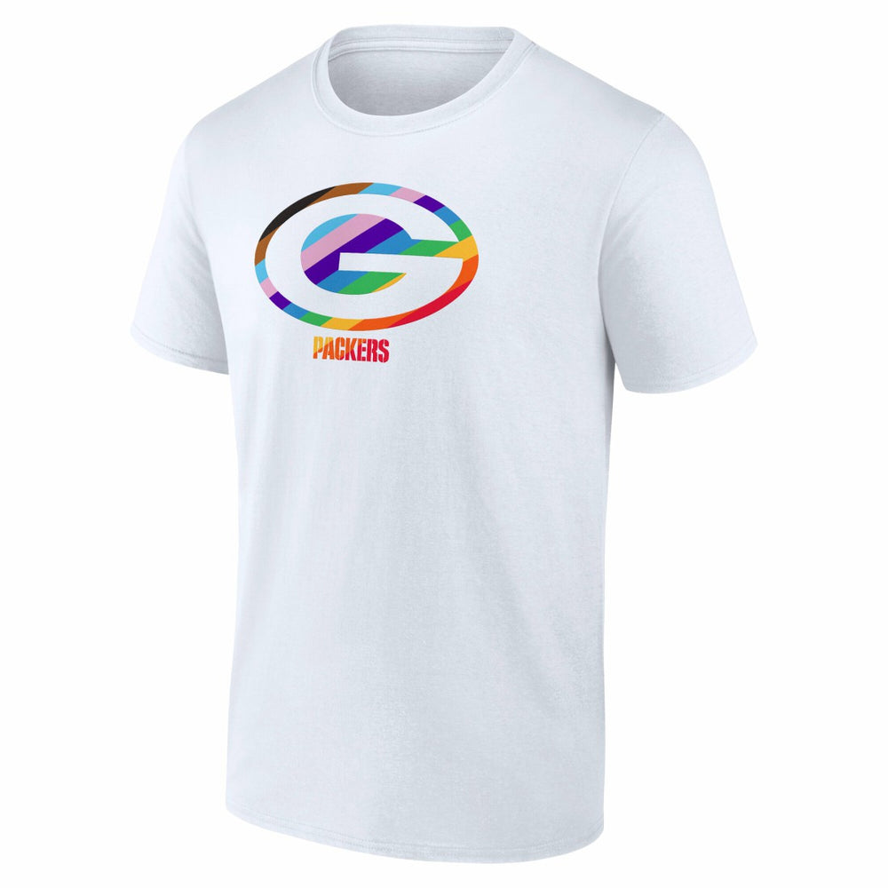 Green Bay Packers Logo Pride T-Shirt White