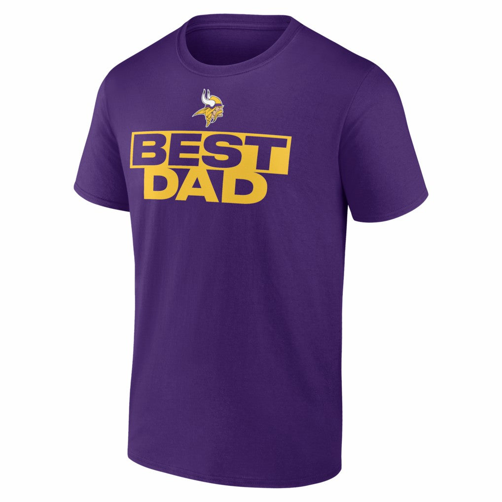 Minnesota Vikings Greatest Dad T-Shirt Purple
