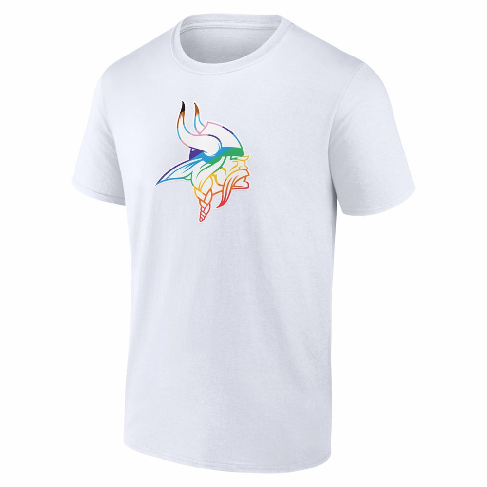 Minnesota Vikings Logo Pride T-Shirt White