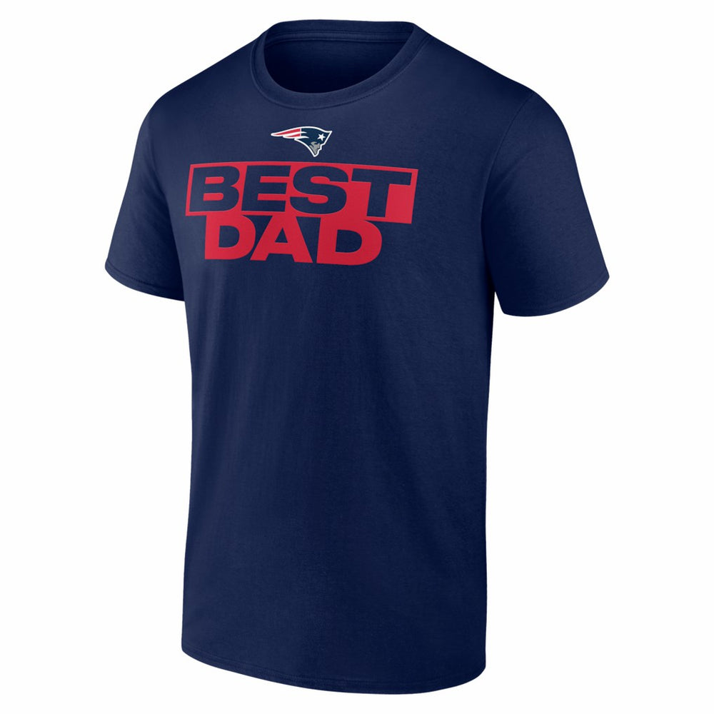 New England Patriots Greatest Dad T-Shirt Navy