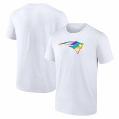 New England Patriots Logo Pride T-Shirt White