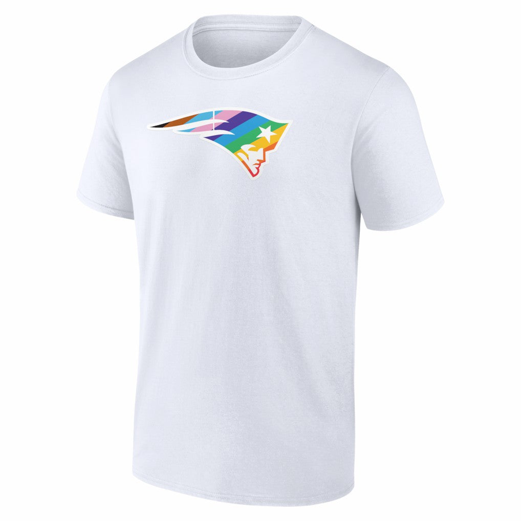New England Patriots Logo Pride T-Shirt White