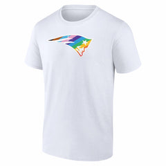 New England Patriots Logo Pride T-Shirt White