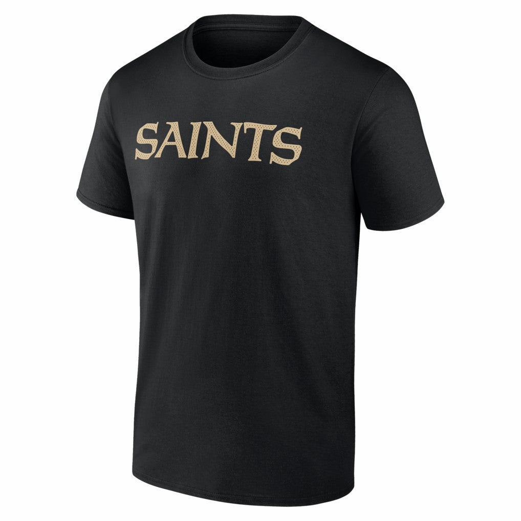 New Orleans Saints #1 Dad Jersey T-Shirt Black