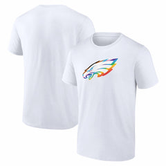 Philadelphia Eagles Logo Pride T-Shirt White