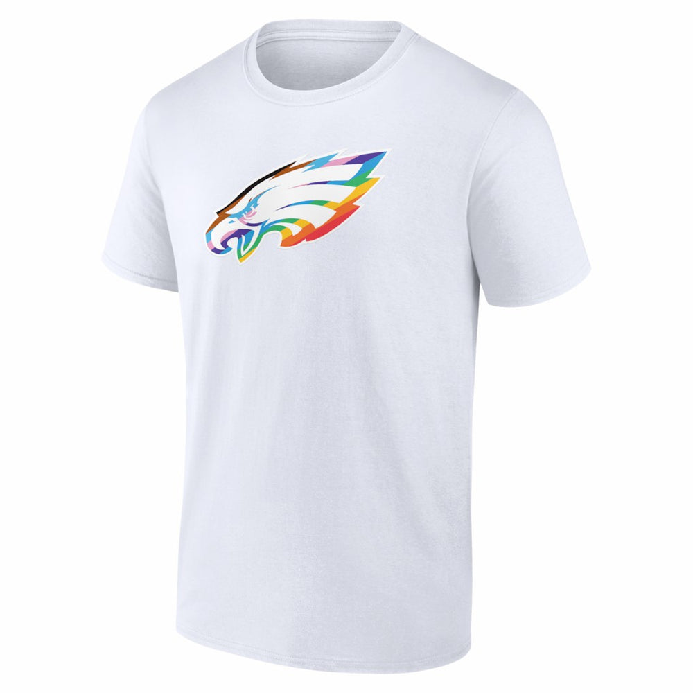 Philadelphia Eagles Logo Pride T-Shirt White