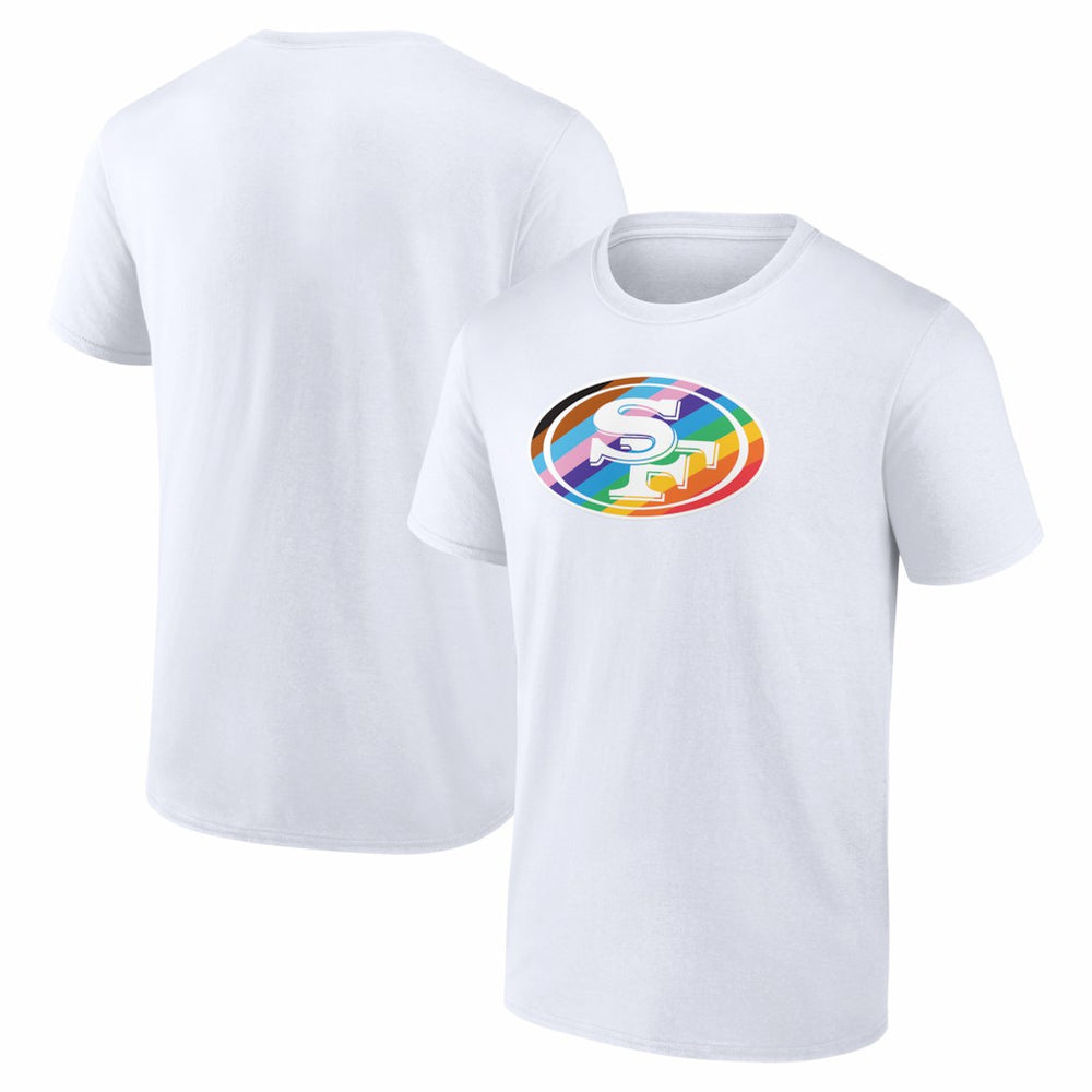 San Francisco 49ers Logo Pride T-Shirt White