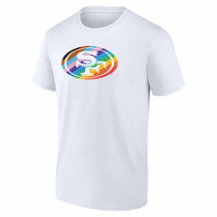 San Francisco 49ers Logo Pride T-Shirt White