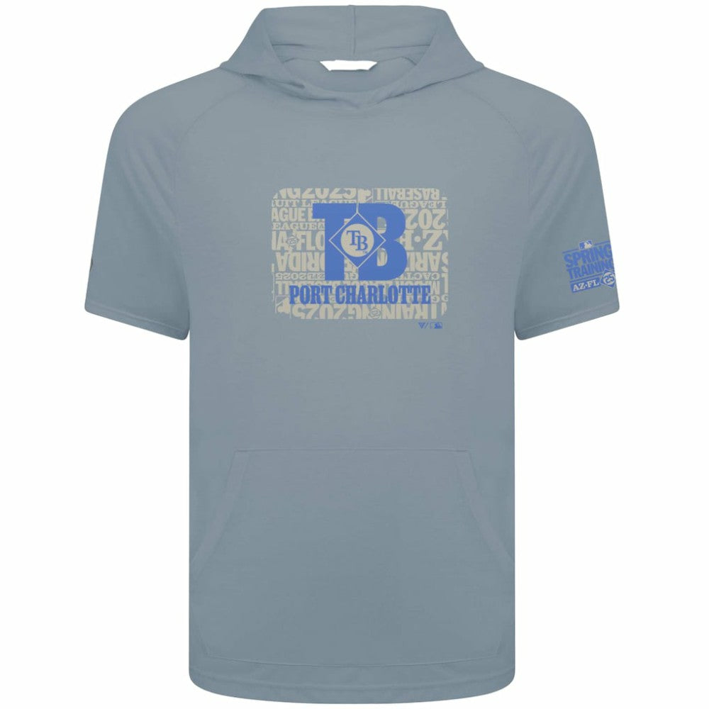Tampa Bay Rays Levelwear 2025 Spring Training Phase Hoodie T-Shirt - Gray - MLB Lifestyle