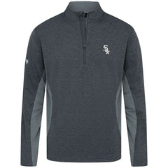 Chicago White Sox Levelwear Waffle Insignia 2.0 Quarter-Zip Pullover - Heather Black - MLB on Sale