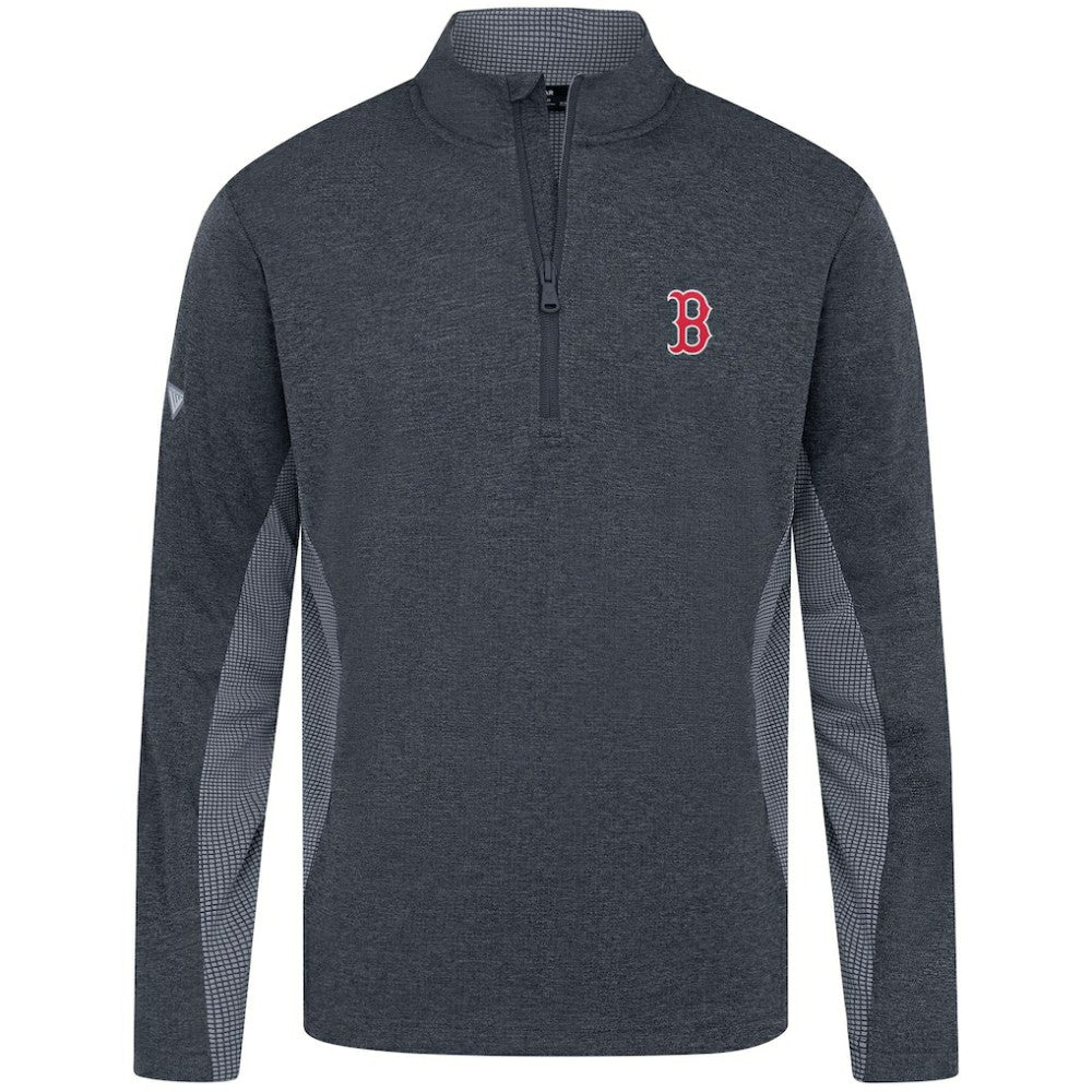 Boston Red Sox Levelwear Waffle Insignia 2.0 Quarter-Zip Pullover - Navy - MLB on Sale