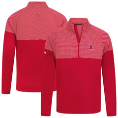 Los Angeles Angels Levelwear Classic Stripes Insignia 2.0 Pullover - Red - MLB Discount