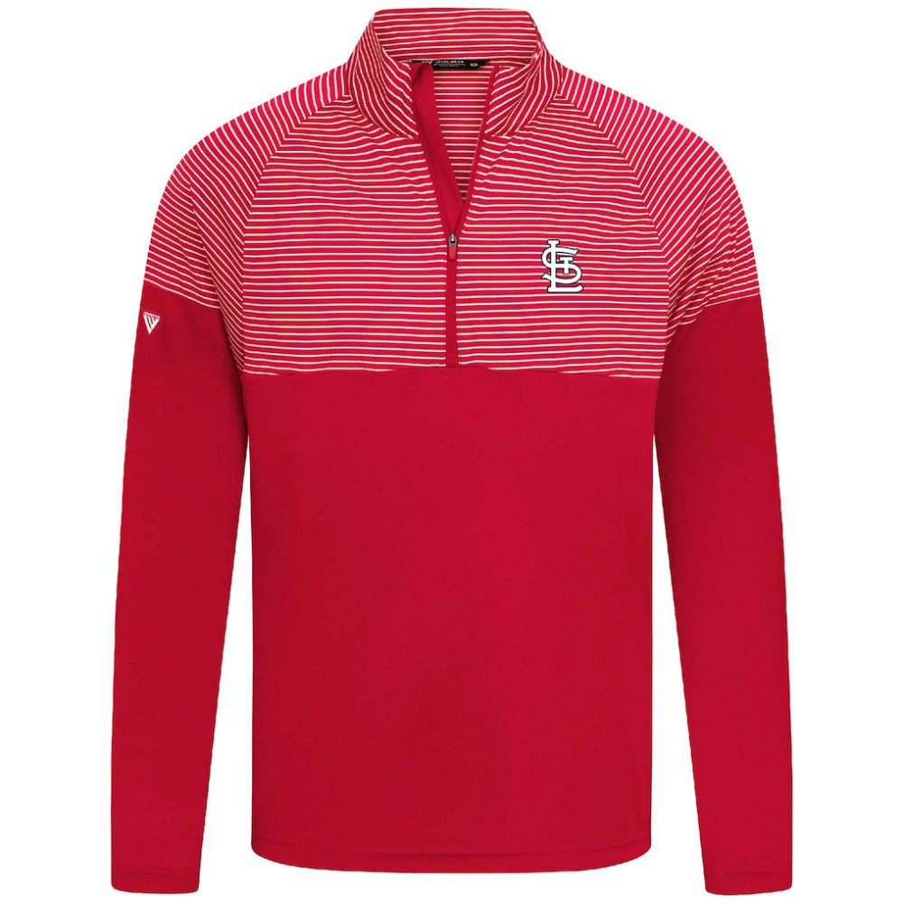 St. Louis Cardinals Levelwear Classic Stripes Insignia 2.0 Pullover - Red - MLB on Sale