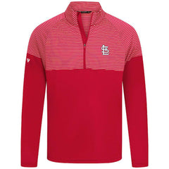 St. Louis Cardinals Levelwear Classic Stripes Insignia 2.0 Pullover - Red - MLB on Sale