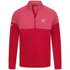 Cincinnati Reds Levelwear Classic Stripes Insignia 2.0 Pullover - Red - MLB on Sale