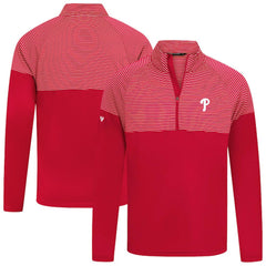 Philadelphia Phillies Levelwear Classic Stripes Insignia 2.0 Pullover - Red - MLB Discount