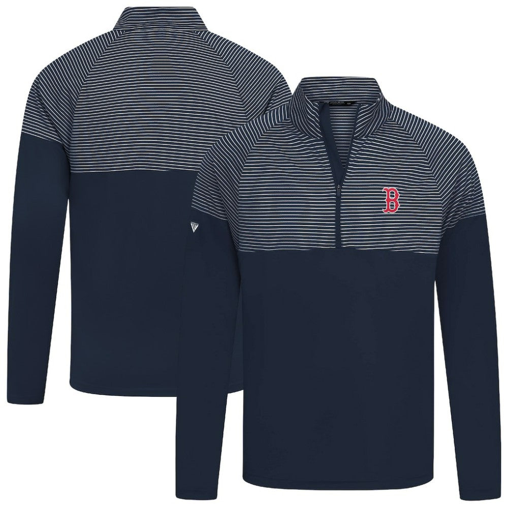 Boston Red Sox Levelwear Classic Stripes Insignia 2.0 Pullover - Navy - MLB Discount