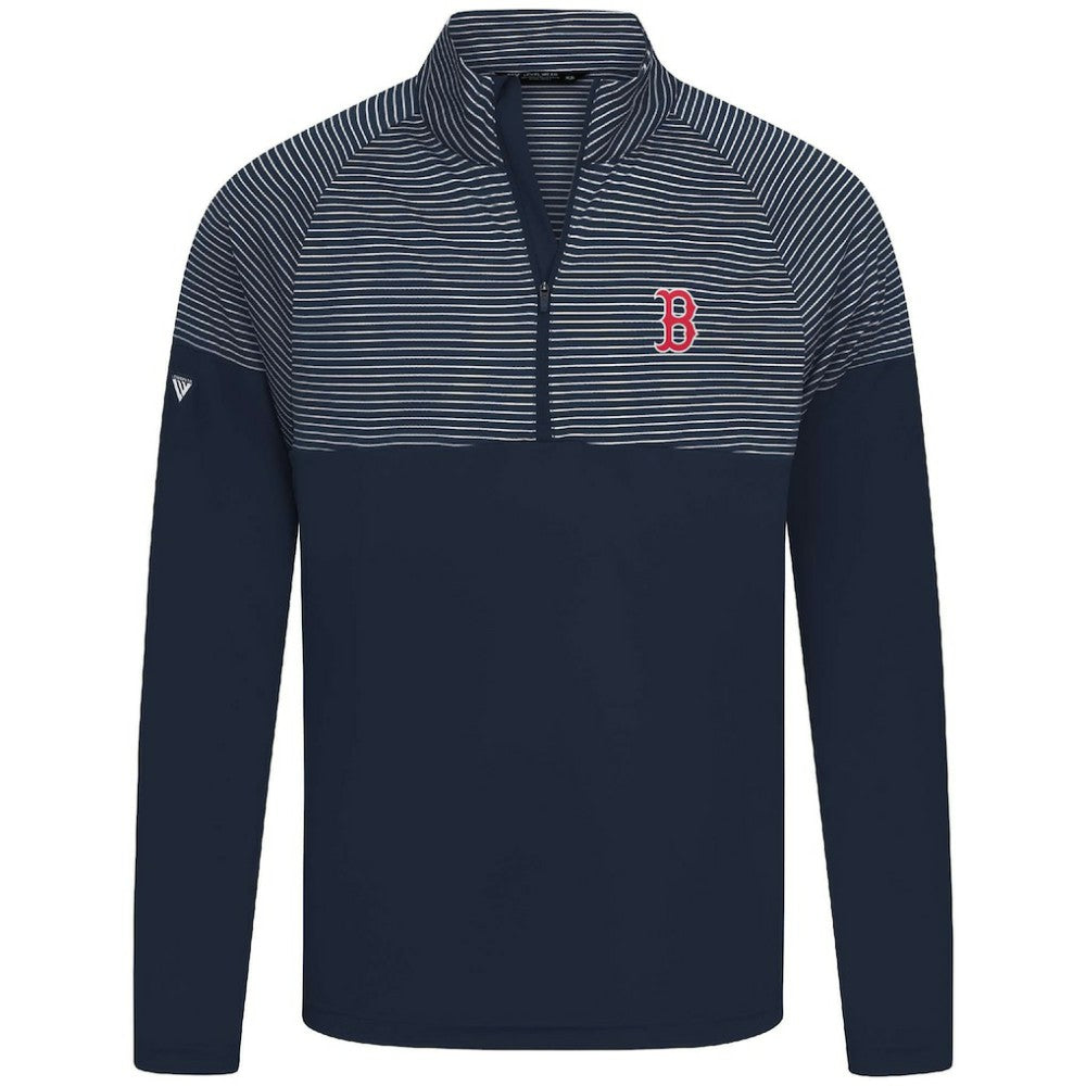 Boston Red Sox Levelwear Classic Stripes Insignia 2.0 Pullover - Navy - MLB Discount