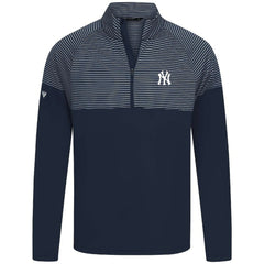 New York Yankees Levelwear Classic Stripes Insignia 2.0 Pullover - Navy - MLB Sale