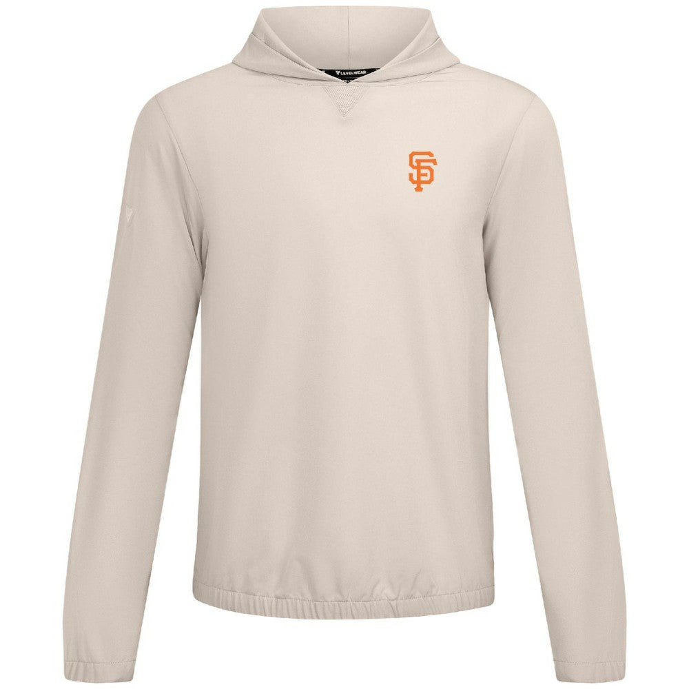 San Francisco Giants Levelwear Action Insignia 2.0 Pullover Hoodie - Khaki - MLB Sale
